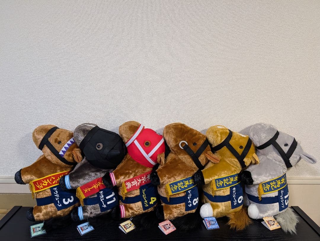 サラブレッドコレクションふわふわBIG6頭セット※希少GIGOオルフェーヴル含む