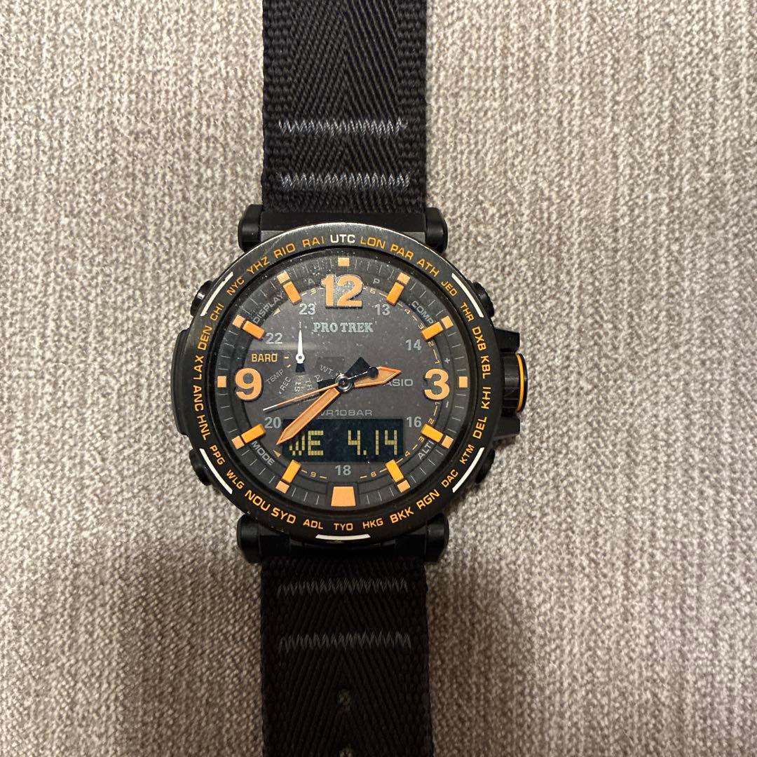 稼働PRO TREK プロトレック 5497 PRG-600YB 電波ソーラー