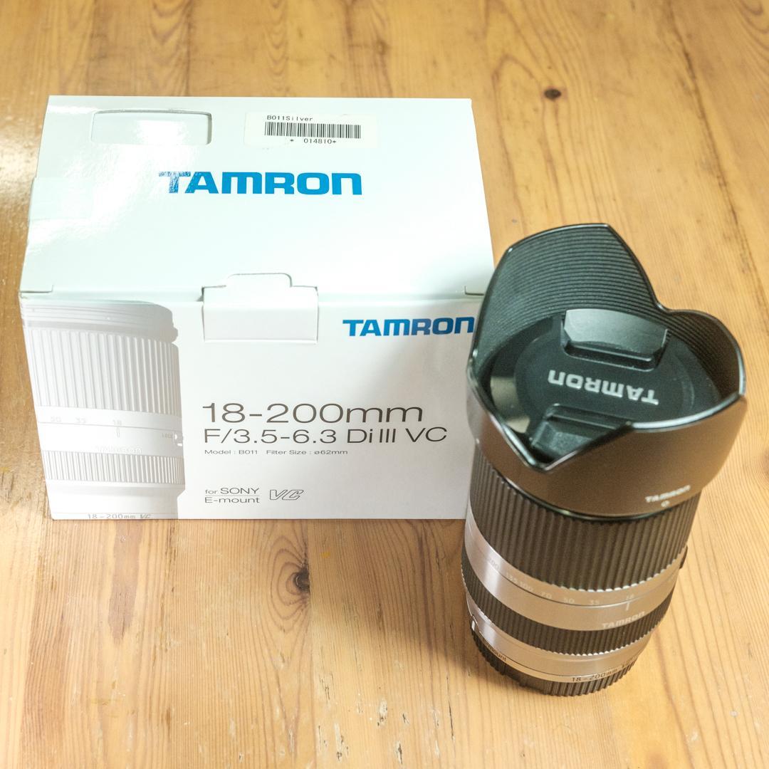 【良品】TAMRON Eマウント 18-200mm F3.5-6.3(B011)