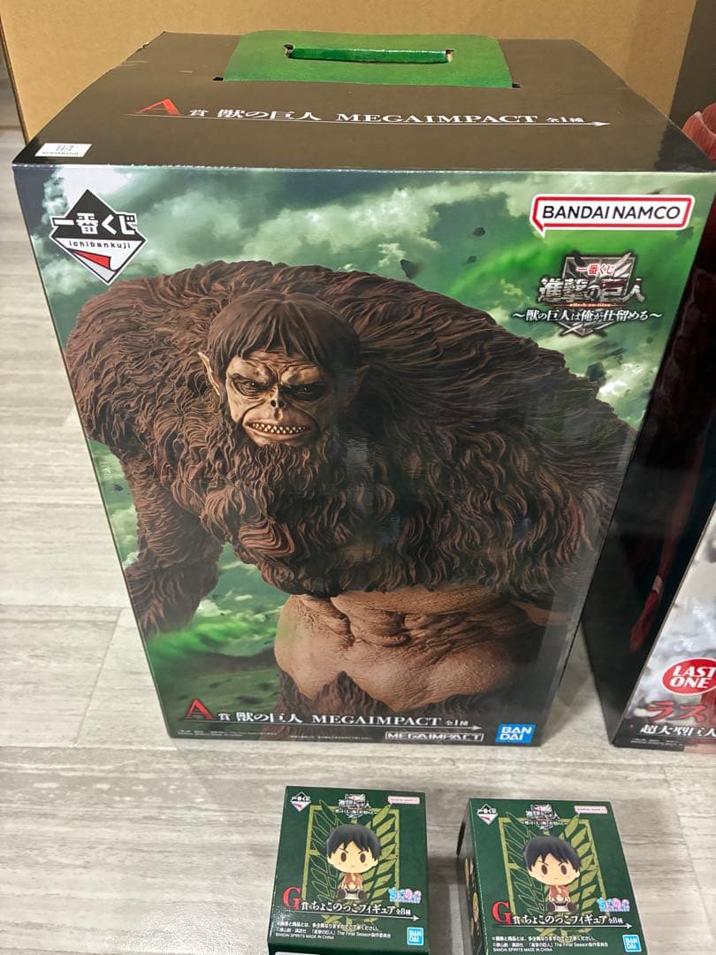 進撃の巨人 一番くじ ラストワン賞 A賞B賞 下位賞 フィギュア　セット