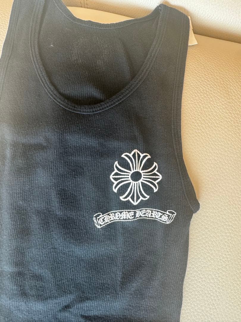 クロムハーツ黒 タンクトップ