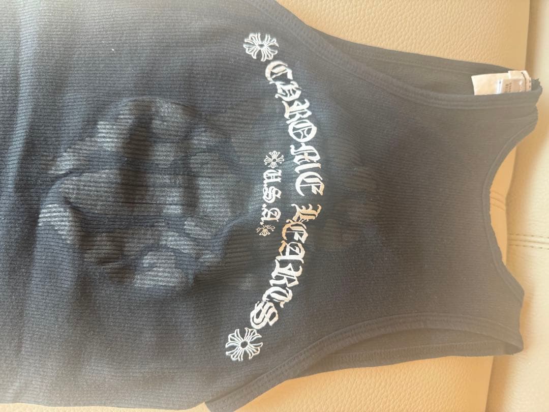 クロムハーツ黒 タンクトップ