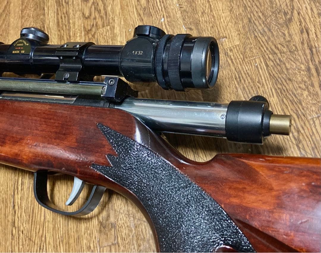 マルコシ製 スーパー９SS9 カスタム エアコッキングライフル 木製ストック