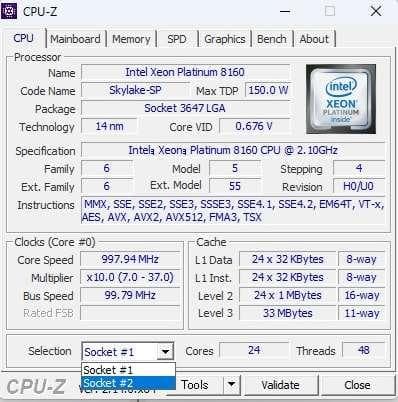 MPro XEON Platinum 8160 2基/SSD512G HDD2T