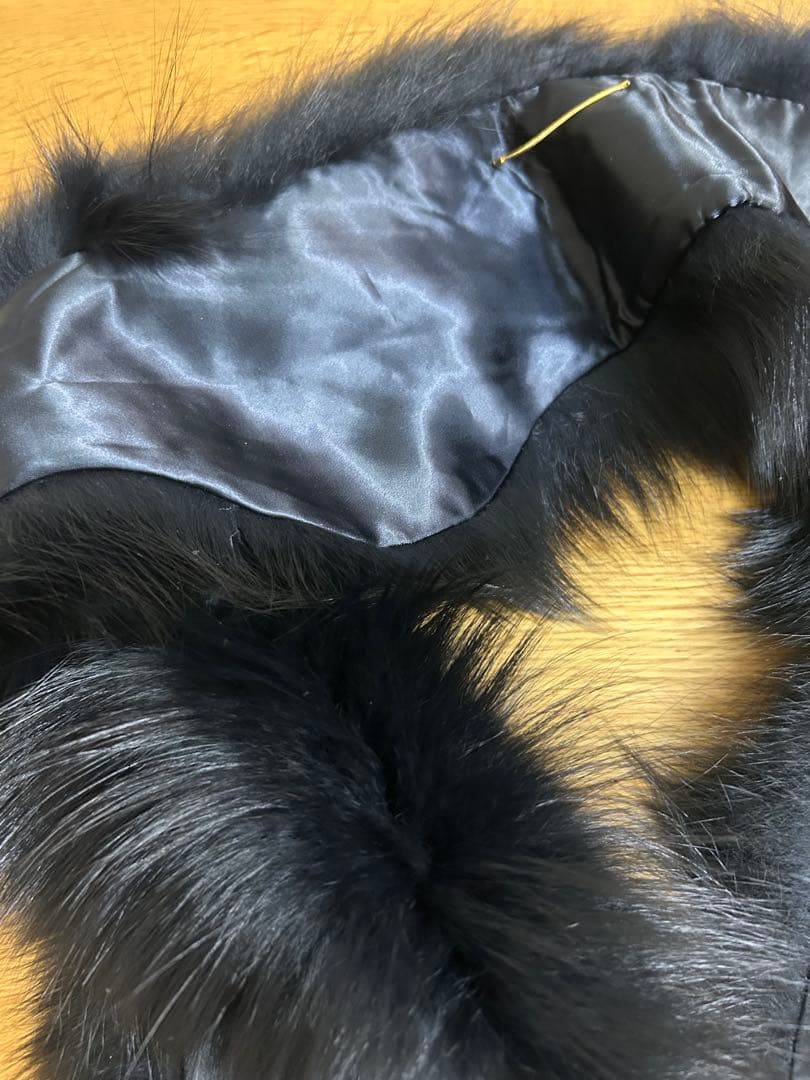 ドゥーズィエムクラス フォックスファーストール ティペット　リアルファー