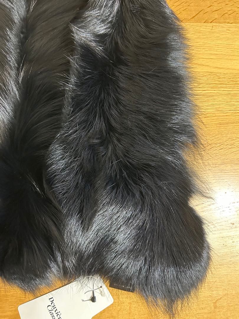 ドゥーズィエムクラス フォックスファーストール ティペット　リアルファー