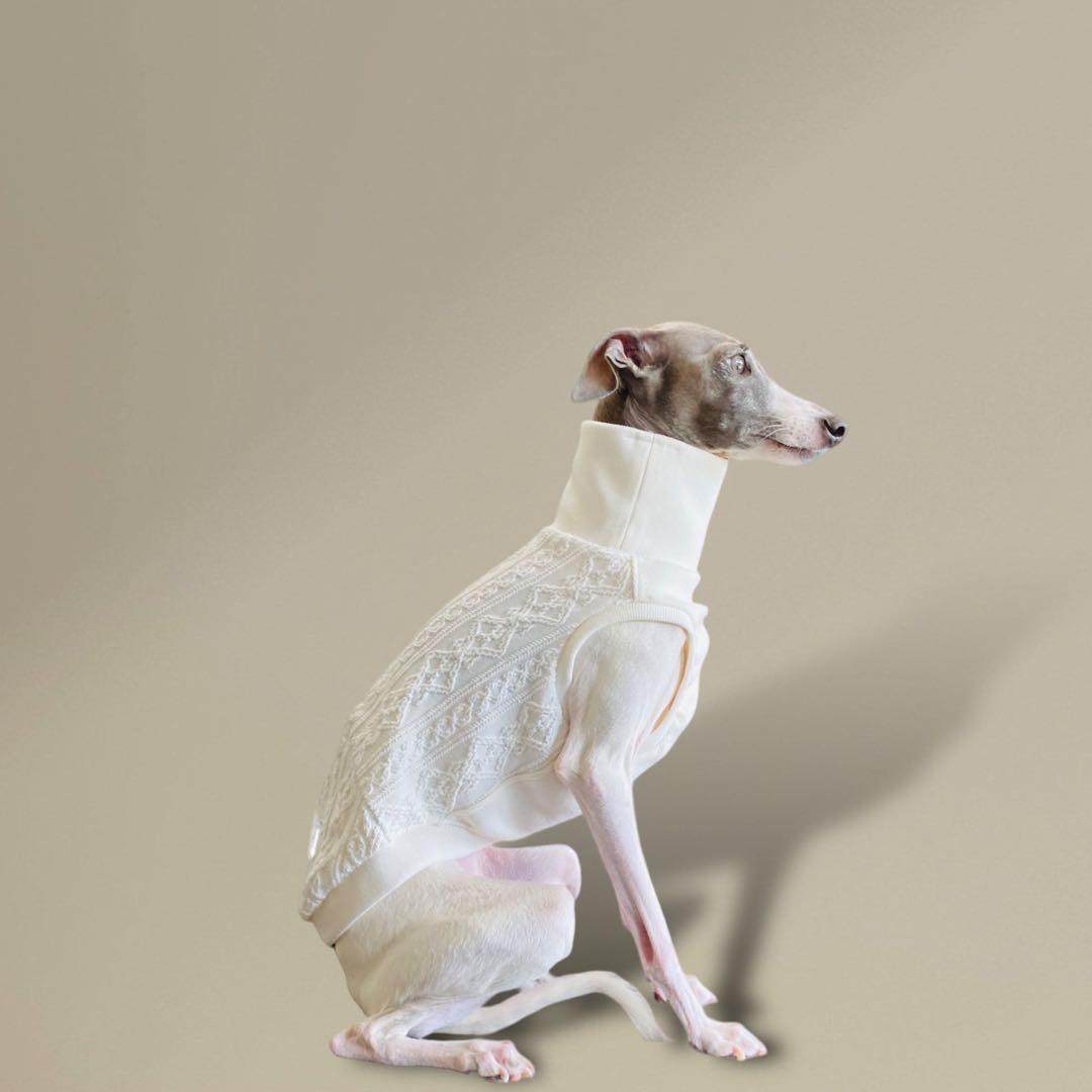 ⑭アラン風ニットトップス