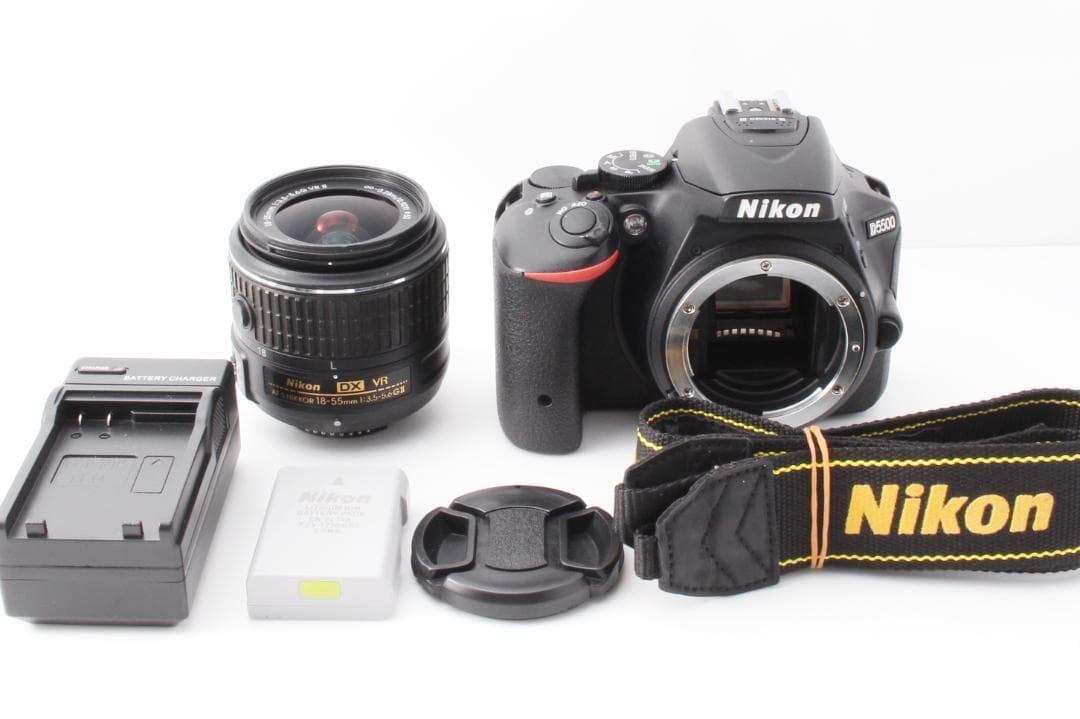 WiFi転送機能★美品★ショット数少 Nikon D5500 レンズキット