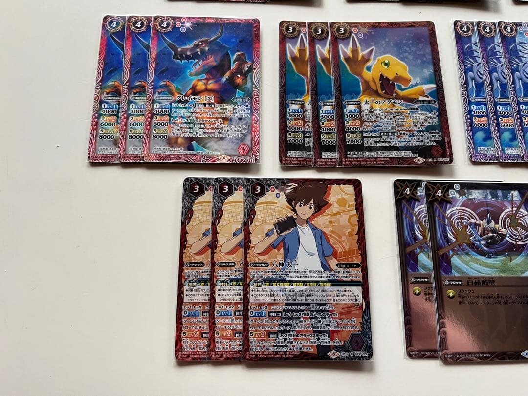 赤紫デジモン　アグモン　ガブモン　オメガモン　デッキ