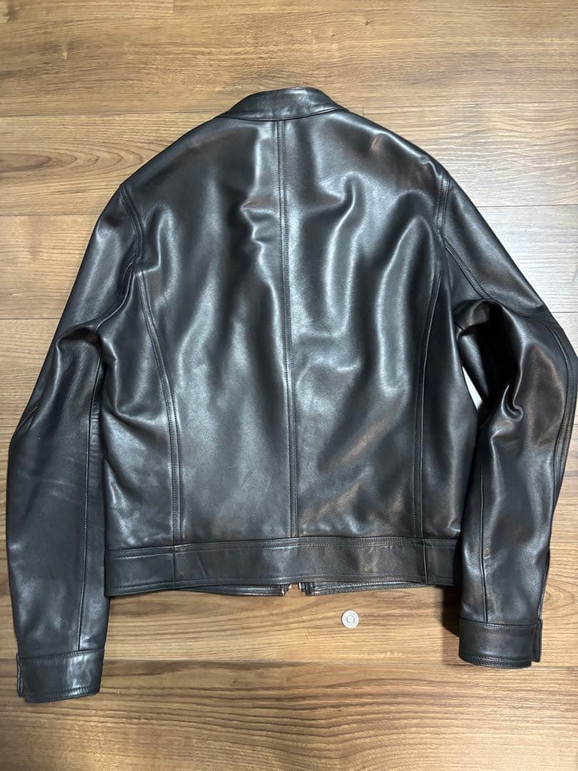 【美品】EMMETI JURI シングルライダース　ブラック 48