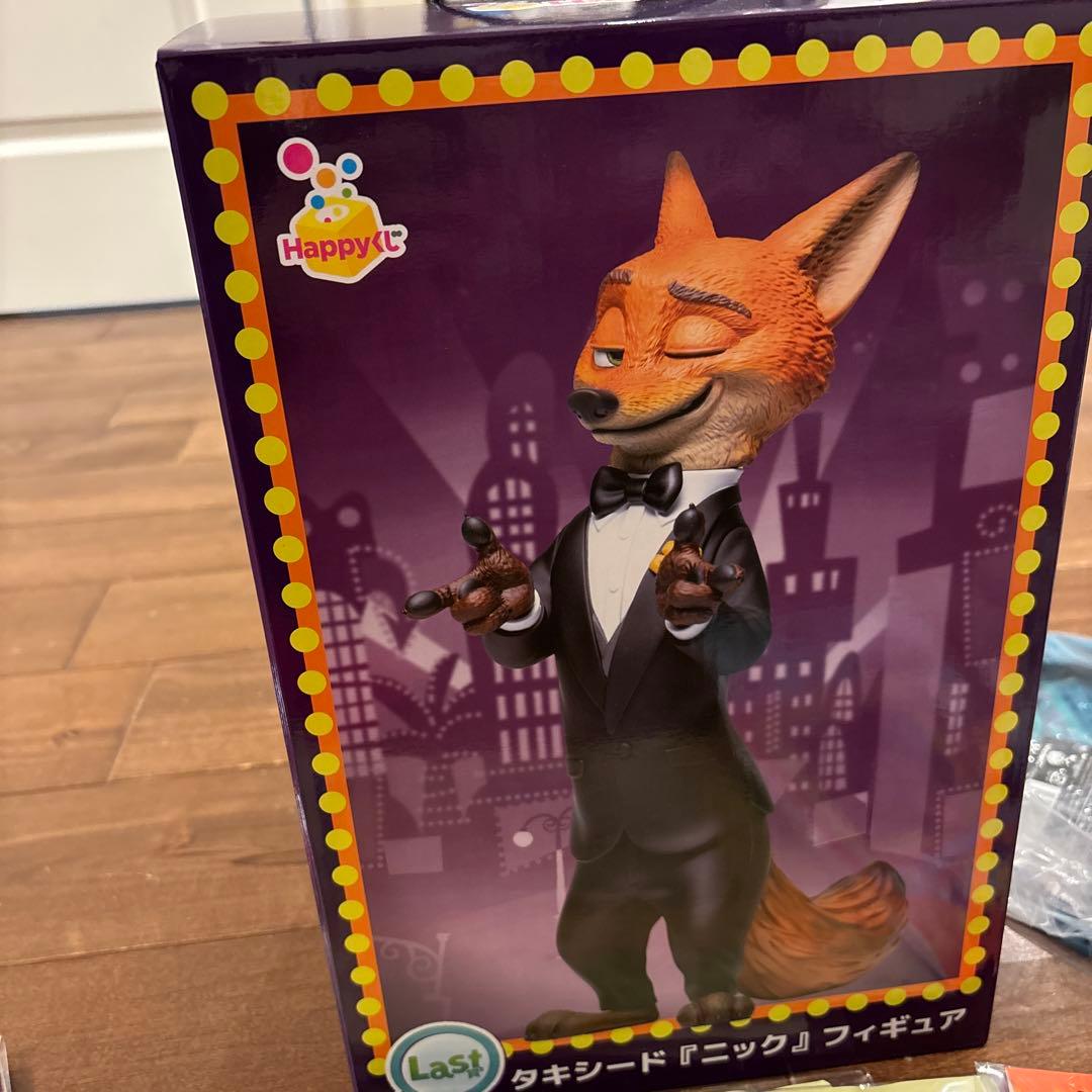 ズートピア★ズートピア2★ハッピーくじ★タキシードニック★フィギュア★ラストワン