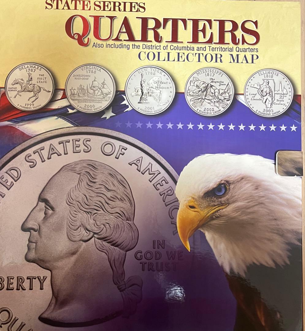 アメリカ25セントクォーターアルバムコレクションおまけ付き