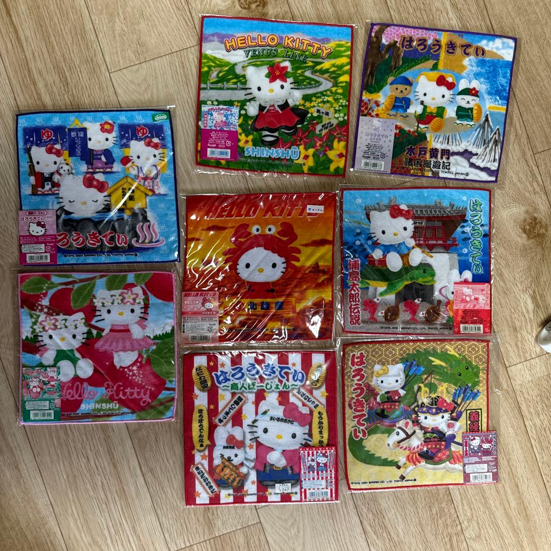 値下！早い者勝ち！ご当地キティ　プチタオル63枚セット