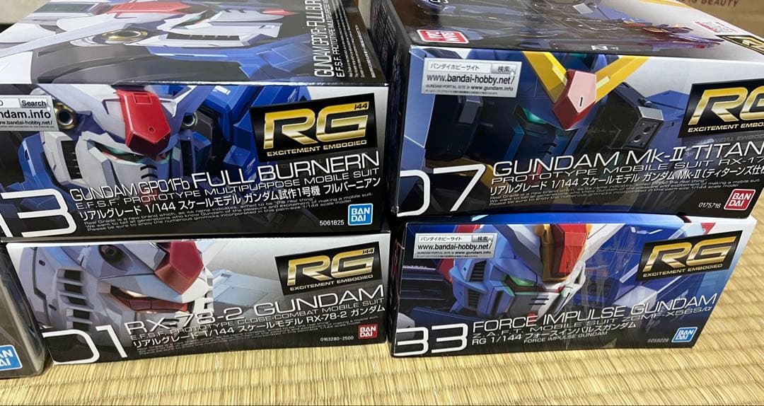 ナ*ん様 ガンプラRGまとめ売り