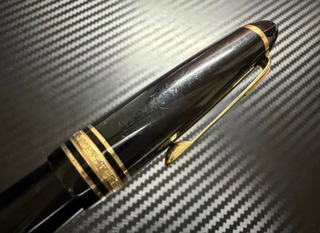 モンブラン 万年筆 マイスターシュテュック 146 14C 全金 EF 極細字