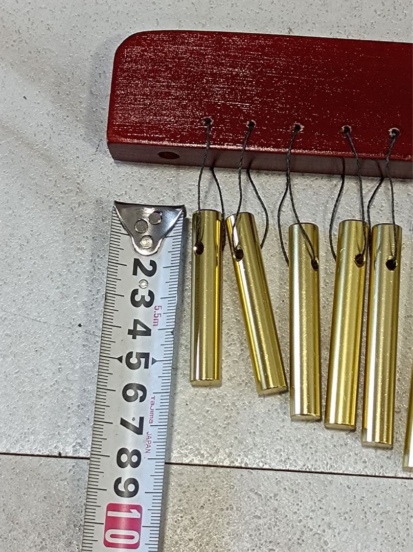 [八6673] バーチャイム ウインドチャイム 36本