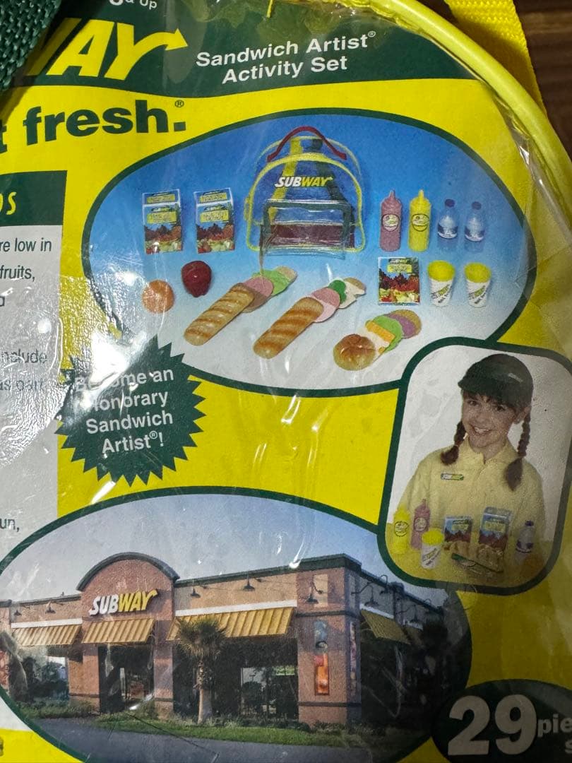 アメトイ ヴィンテージ プレイフード ままごと SUBWAY 未使用