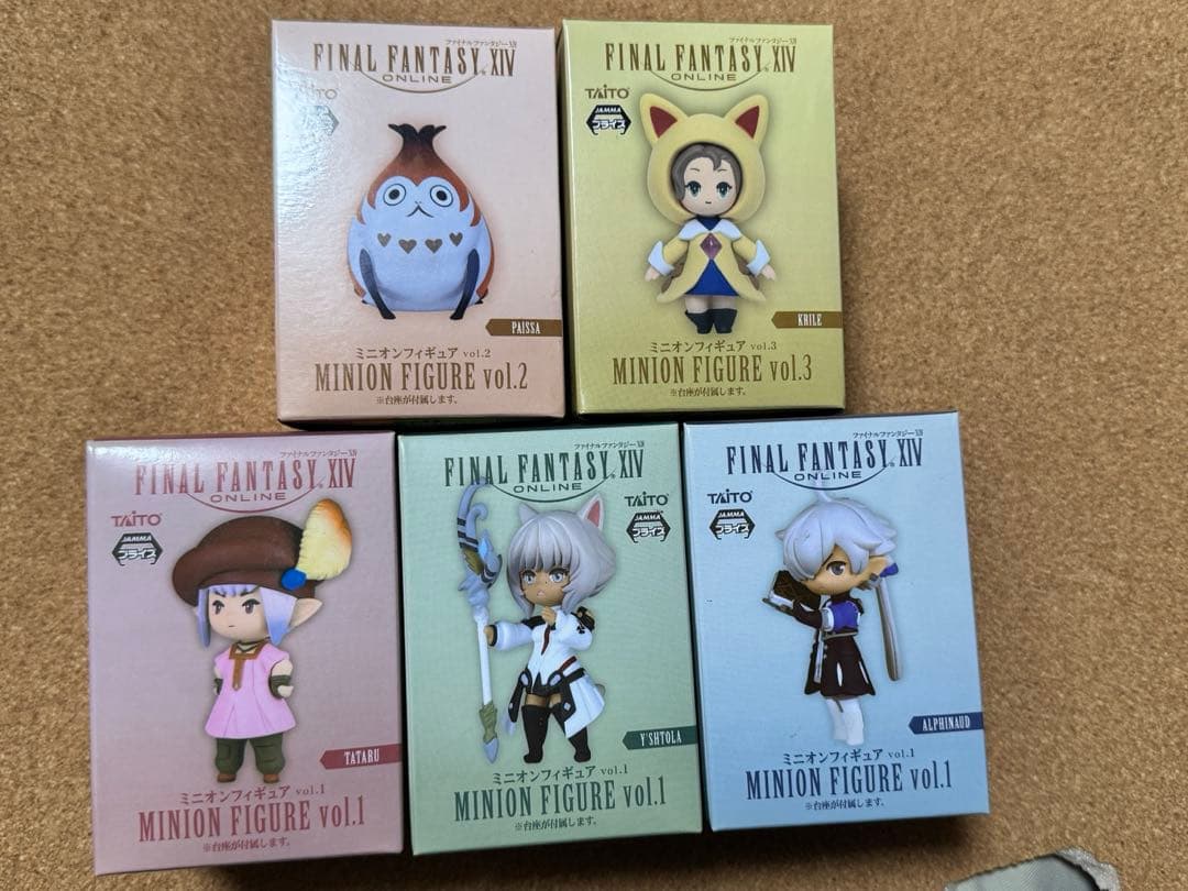 FINAL FANTASY XIV ミニオンフィギュア 5体セット