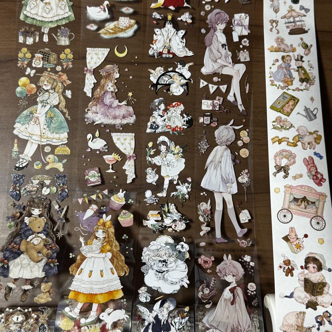 海外マステ　人物　まとめ売り