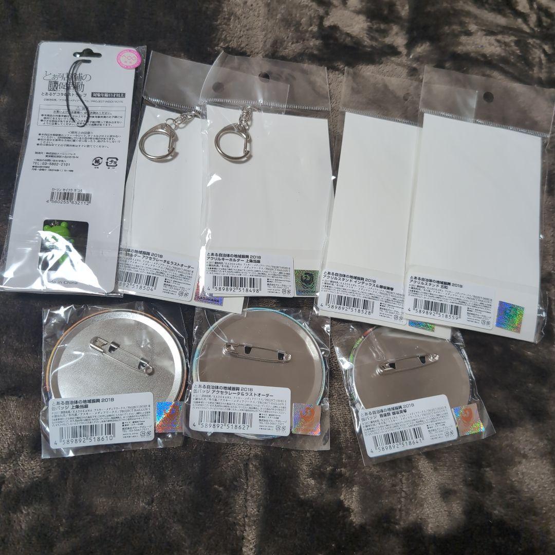とある自治体の地域振興2018 缶バッジ 御坂美琴 とある魔術の禁書目録