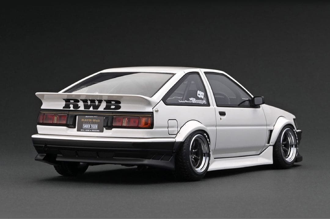 IG2968 イグニッションモデル RWB AE86 White / Black
