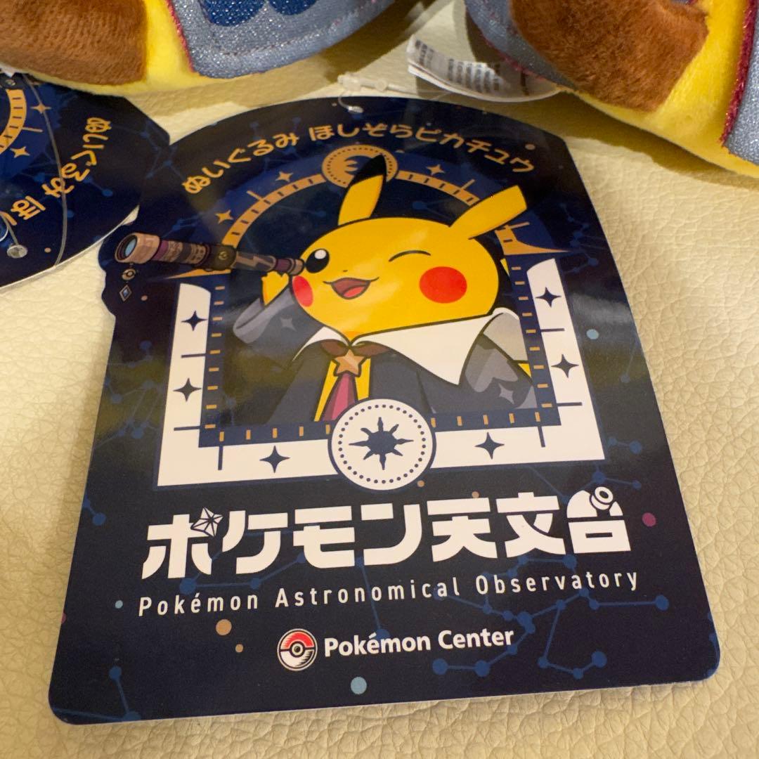 3体セット ポケモン天文台 限定商品 ほしぞらピカチュウ ポケモン 認定証付き