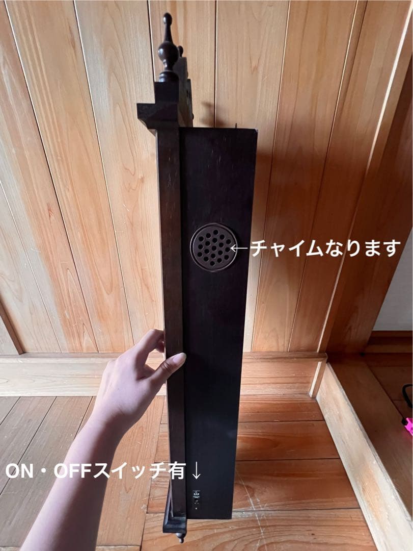 【イマジン】SEIKO ビンテージ 木製柱時計 掛け時計