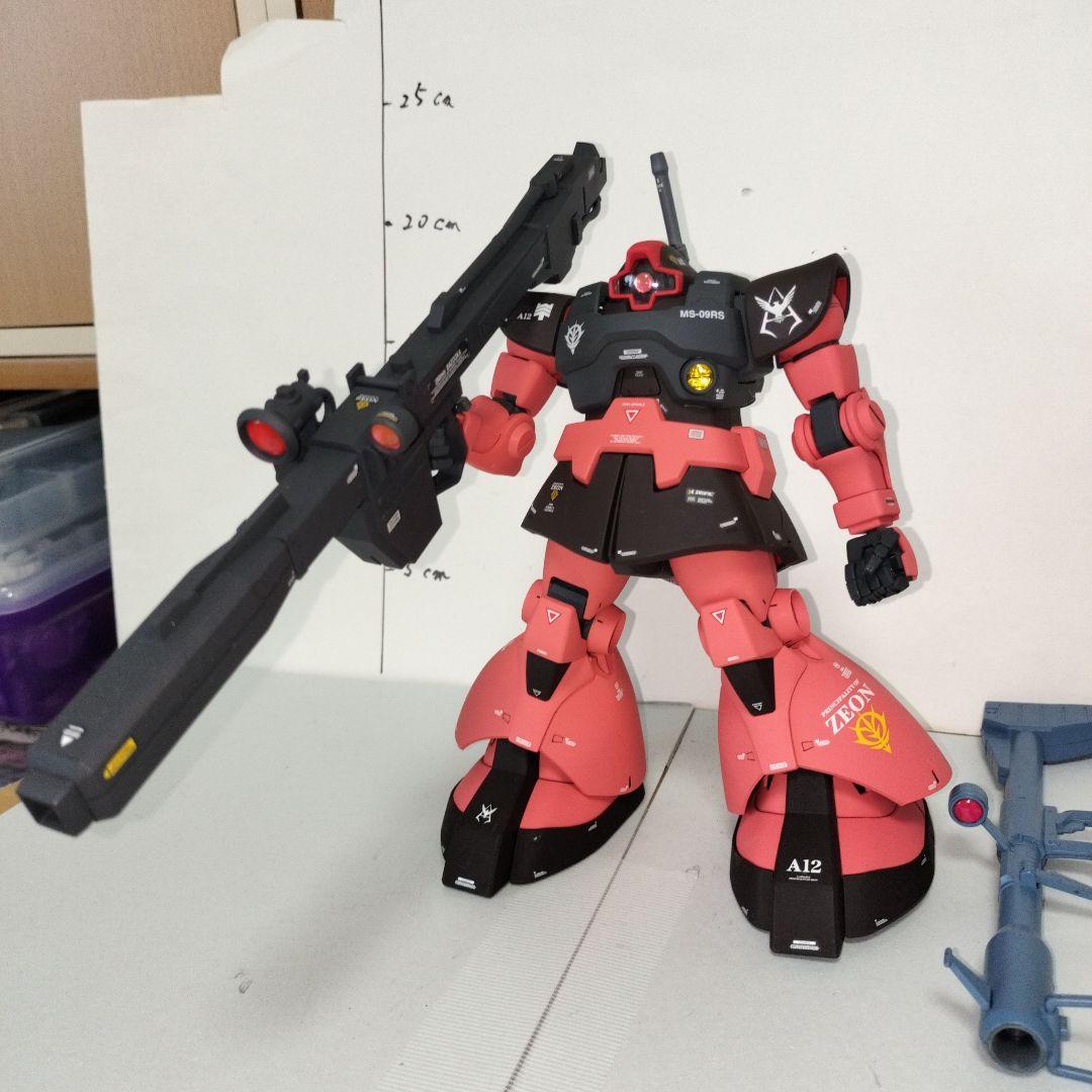 孫*空様 MG 1/100 シャア専用リック・ドム 塗装完成品 ガンプラ ガンダ