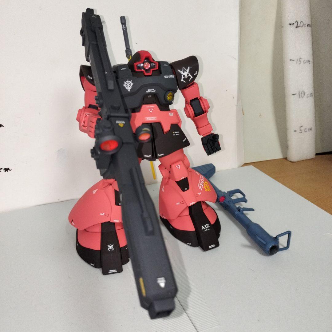 孫*空様 MG 1/100 シャア専用リック・ドム 塗装完成品 ガンプラ ガンダ