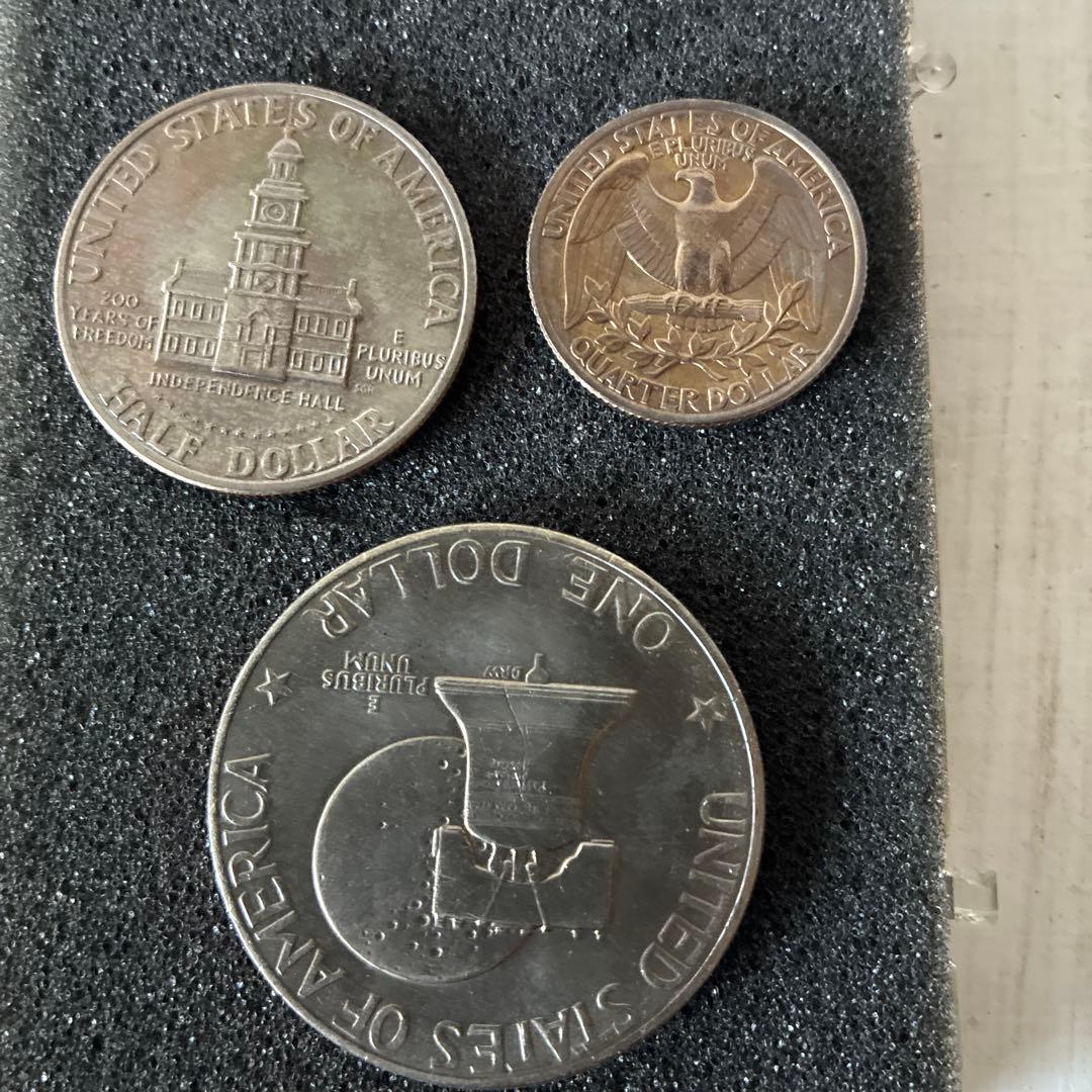 1976年記念硬貨セット　アイゼンハワー 1ドル硬貨 アメリカ独立200周年