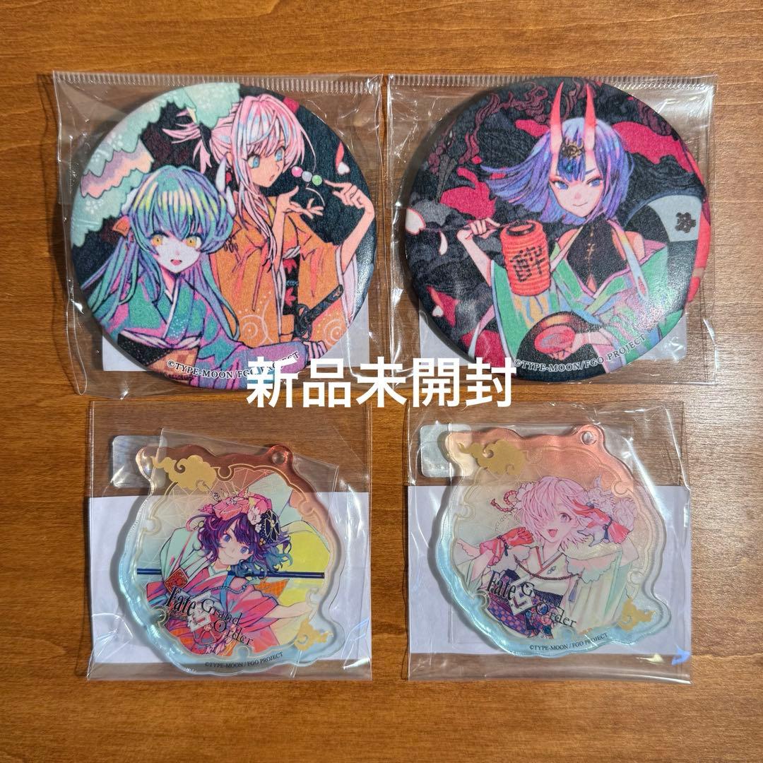 江戸祭 × Fate Grand Order 缶バッジ アクリルキーホルダー