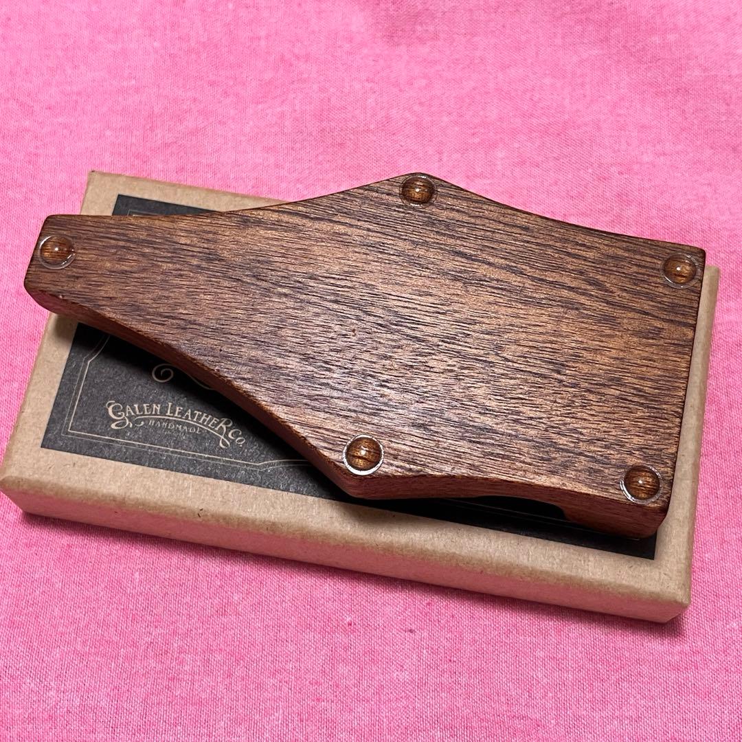 galen leather ペンレスト マホガニー