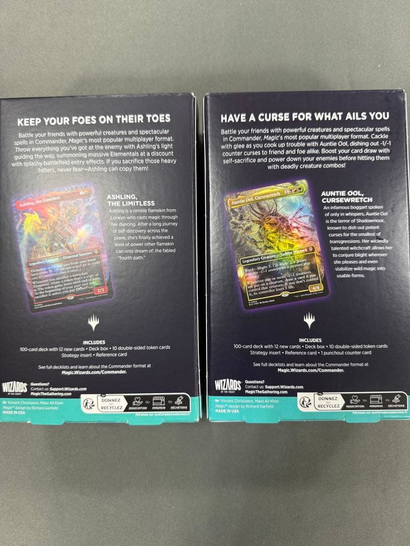 MTG ローウィンの昏明　英語版　統率者デッキ 2種セット