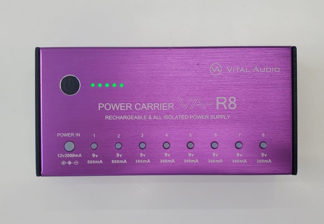 VITAL AUDIO POWER CARRIER VA-R8 新品アダプター付