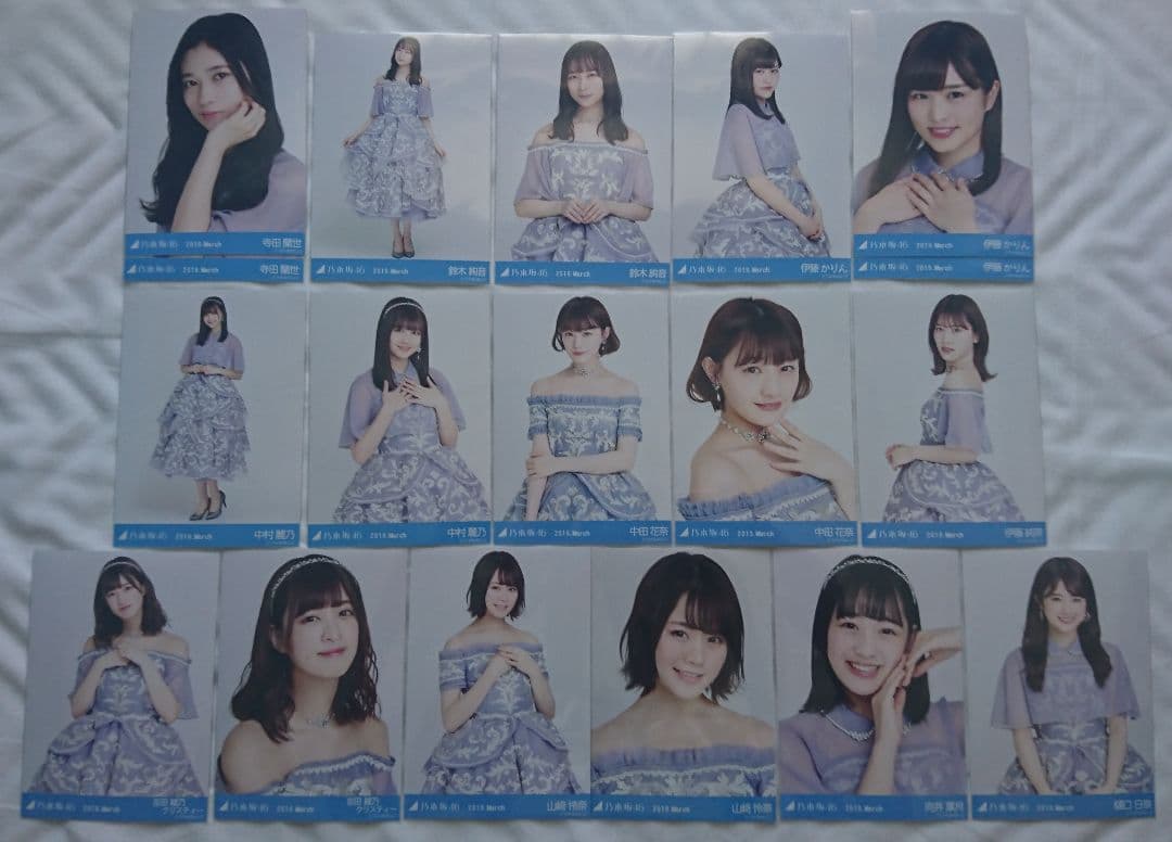 乃木坂46 生写真 紅白2018衣装(2019 March)