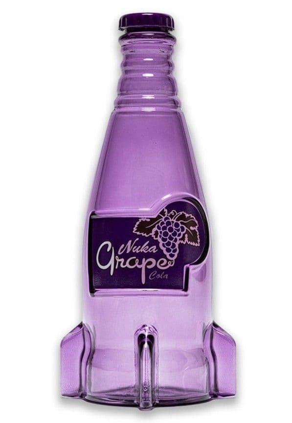 Fallout　ヌカ・コーラ・グレープ　ガラスボトル＆キャップ