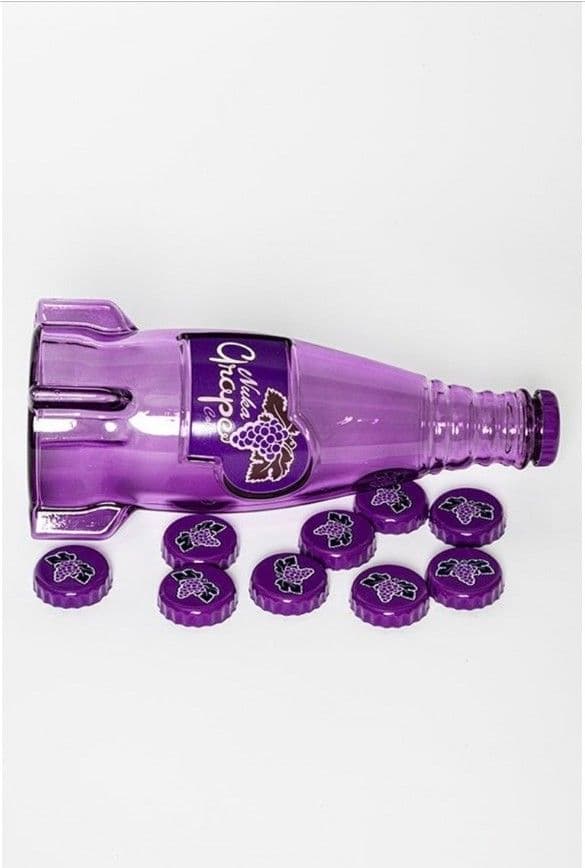 Fallout　ヌカ・コーラ・グレープ　ガラスボトル＆キャップ