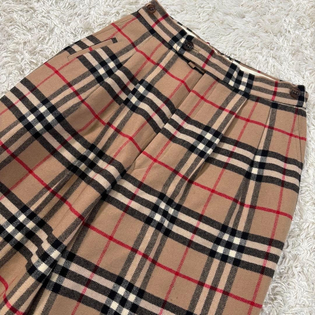 バーバリーズ　希少デザイン　ノバチェック　ビンテージ　ウール　パンツ　3点