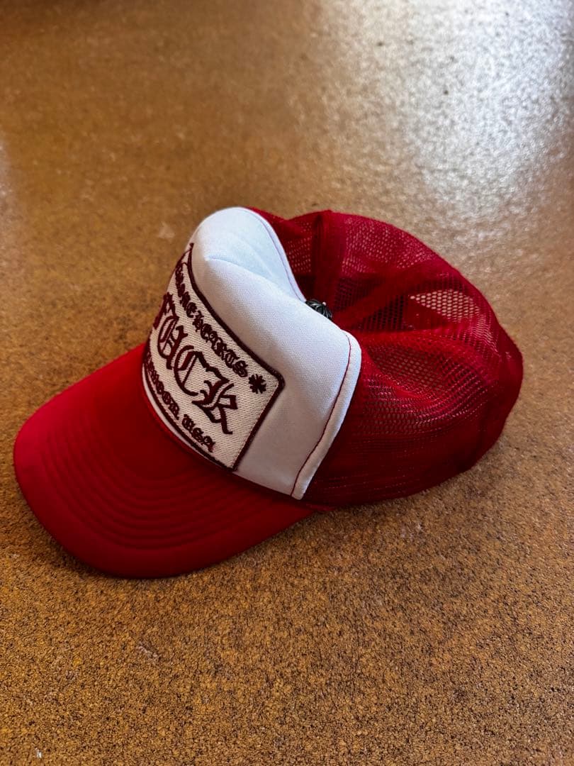 CHROME HEARTS メッシュキャップ 赤白