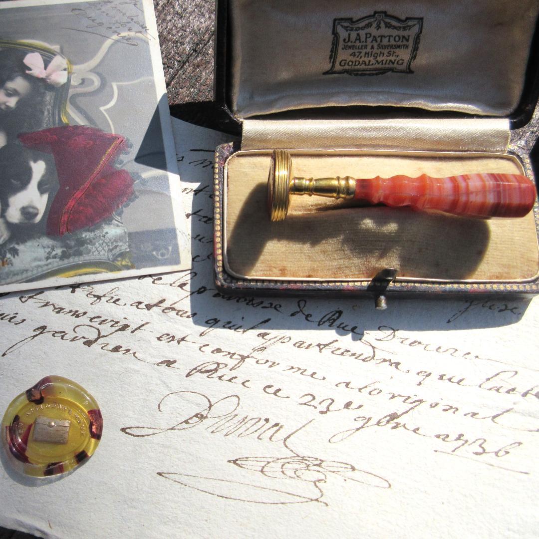 ✧˖*高貴✧*♪レディ*♡アンティーク☆*̣̩インタリオ✧デスクシール˖*✧*