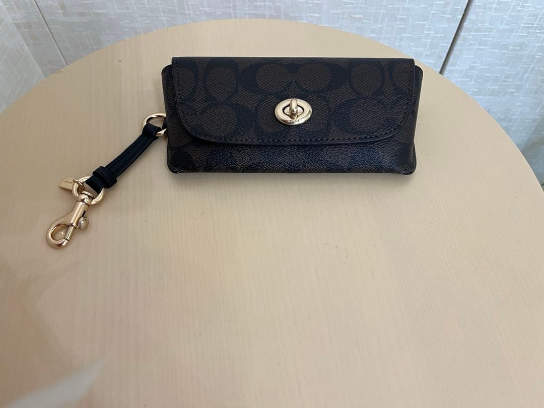 正規品✨Coach メガネケース ダークブラウン