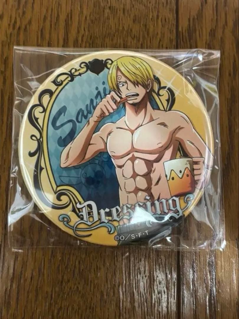 サンジ 缶バッジ 約8cm ワンピース