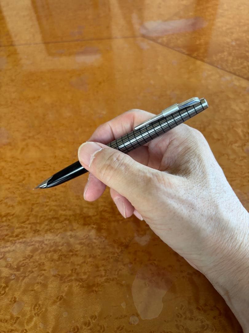 万年筆　パイロット　エリート　PILOT ELite シルバー 18K 細字