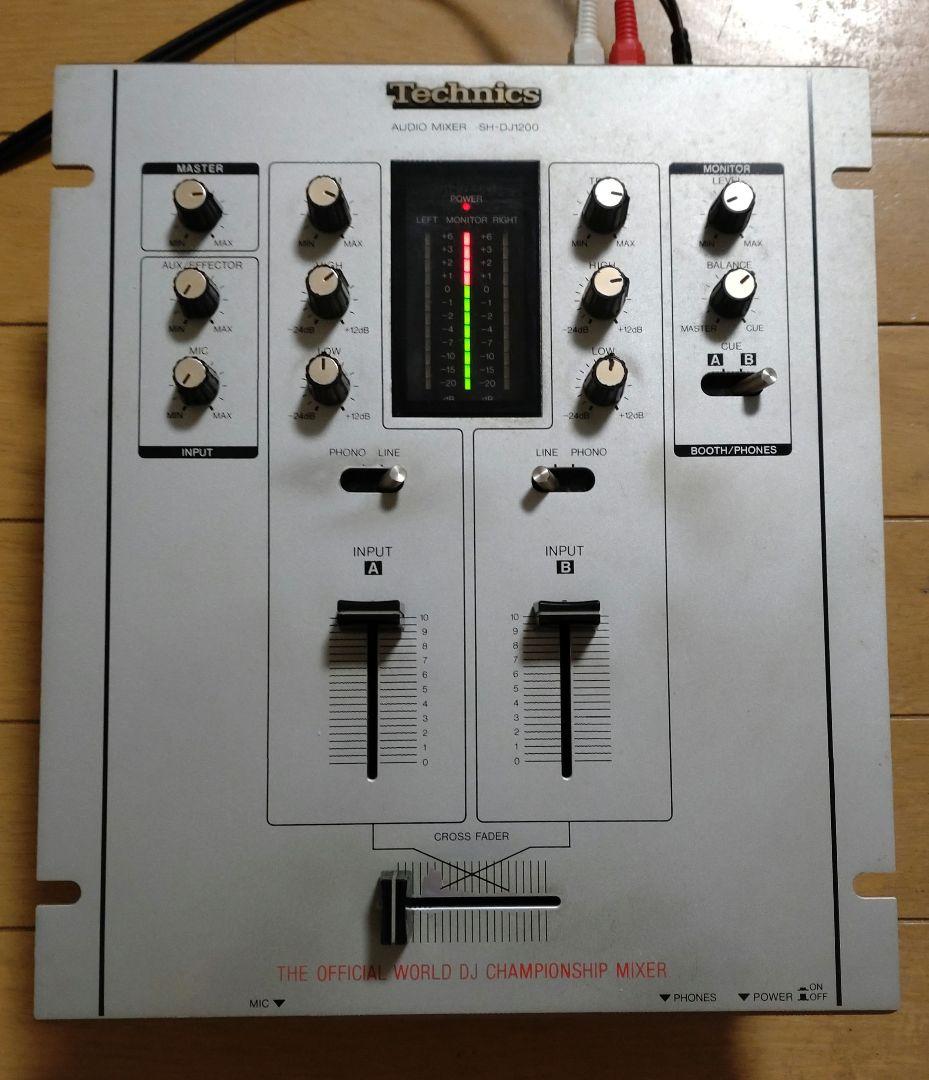 Technics SH-DJ1200 動作確認済み　クロスフェーダー未使用品交換