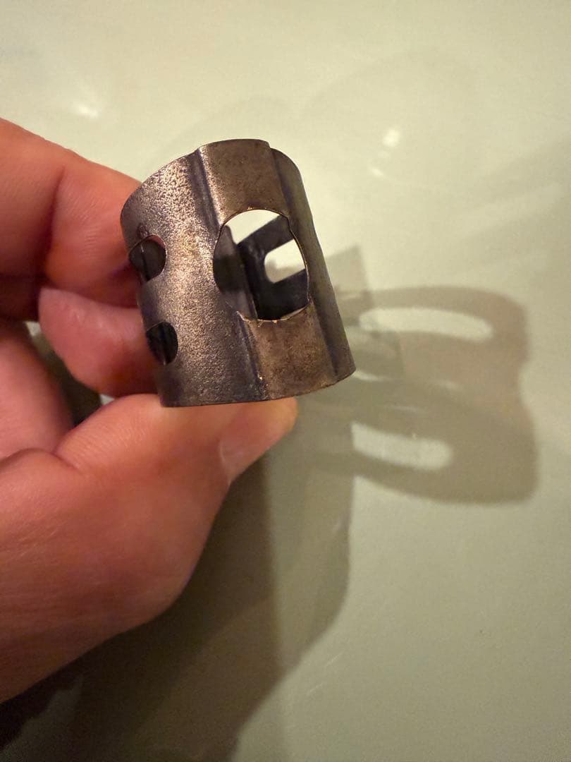 オールド！オットーリンク テナー用リガチャ ガンメタメッキ後がけしてあります。