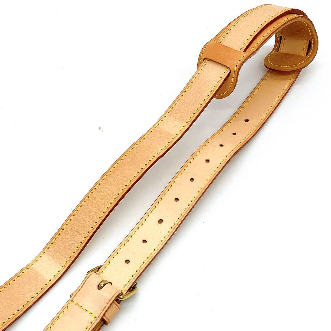 美品【LOUIS VUITTON】ショルダーストラップ　ヌメ革　ベージュ
