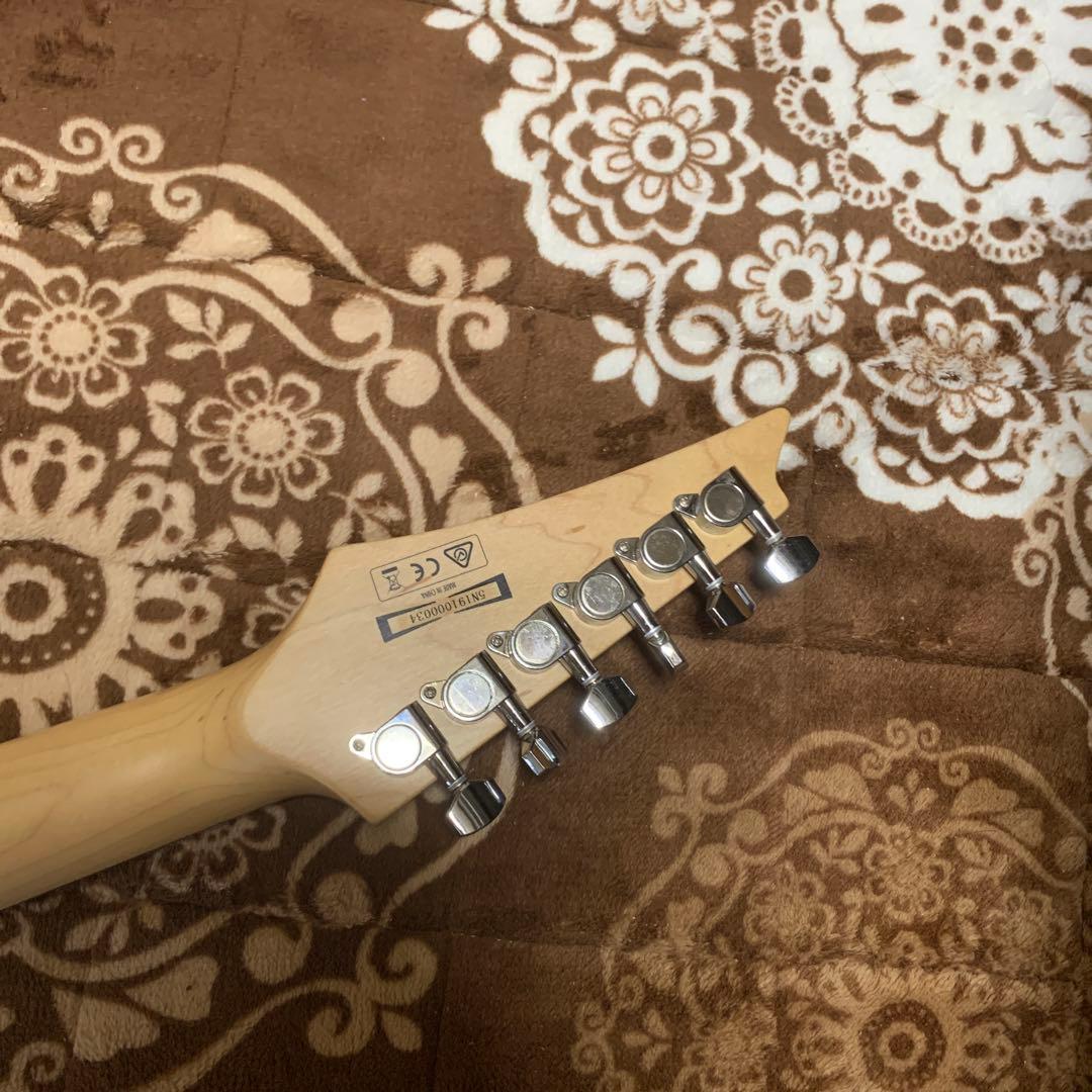 エレキギター ブラック 6弦 ハムバッカー