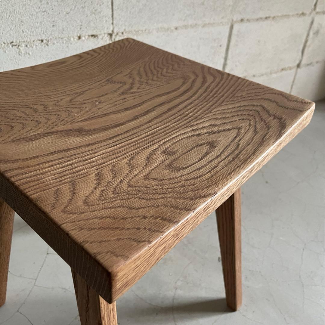 リフレッシュタイプチェア　ロータイプ　オーク無垢材　ウチダ　ライトオーク色