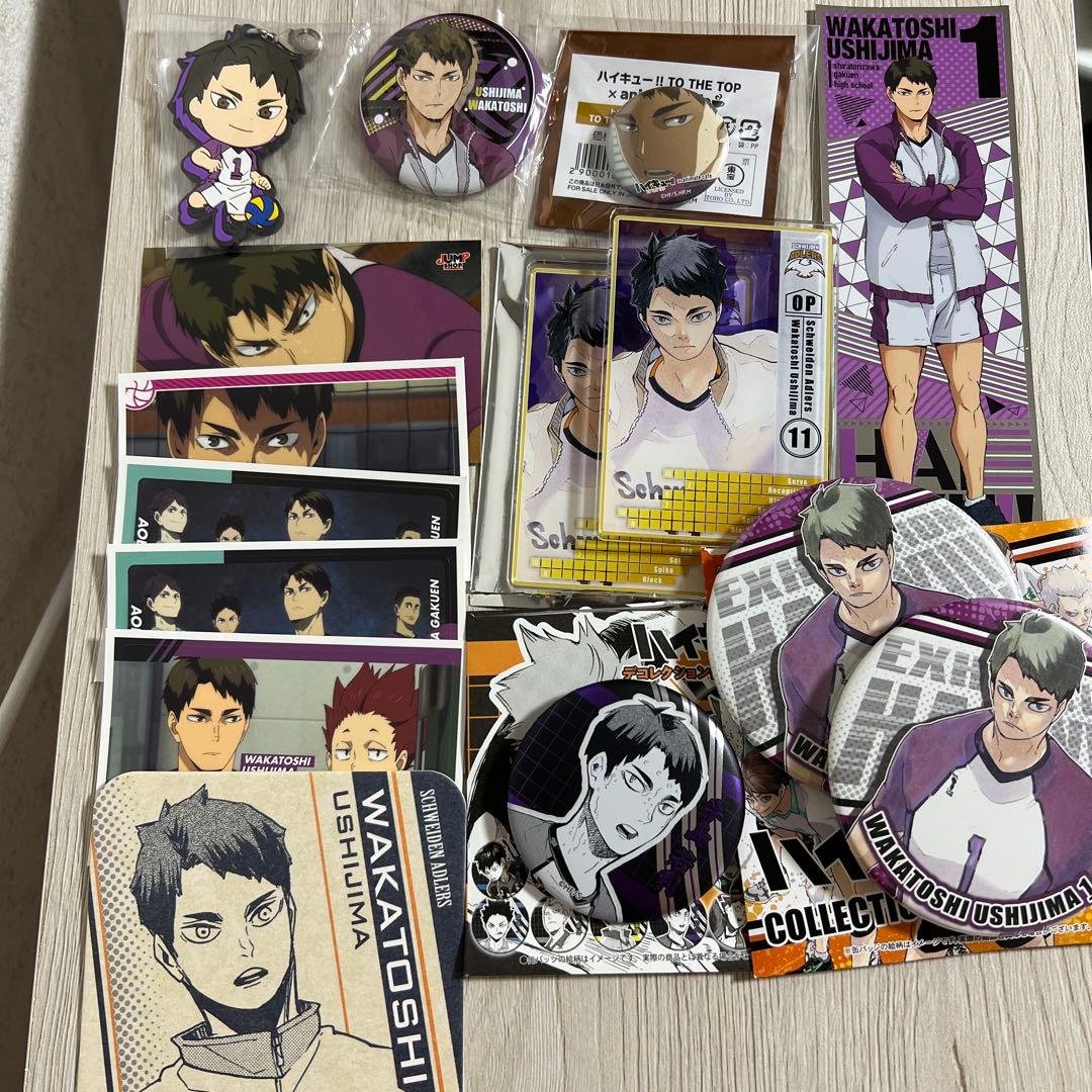 ハイキュー!!白鳥沢学園 牛島若利 コレクターズアイテム16個セット
