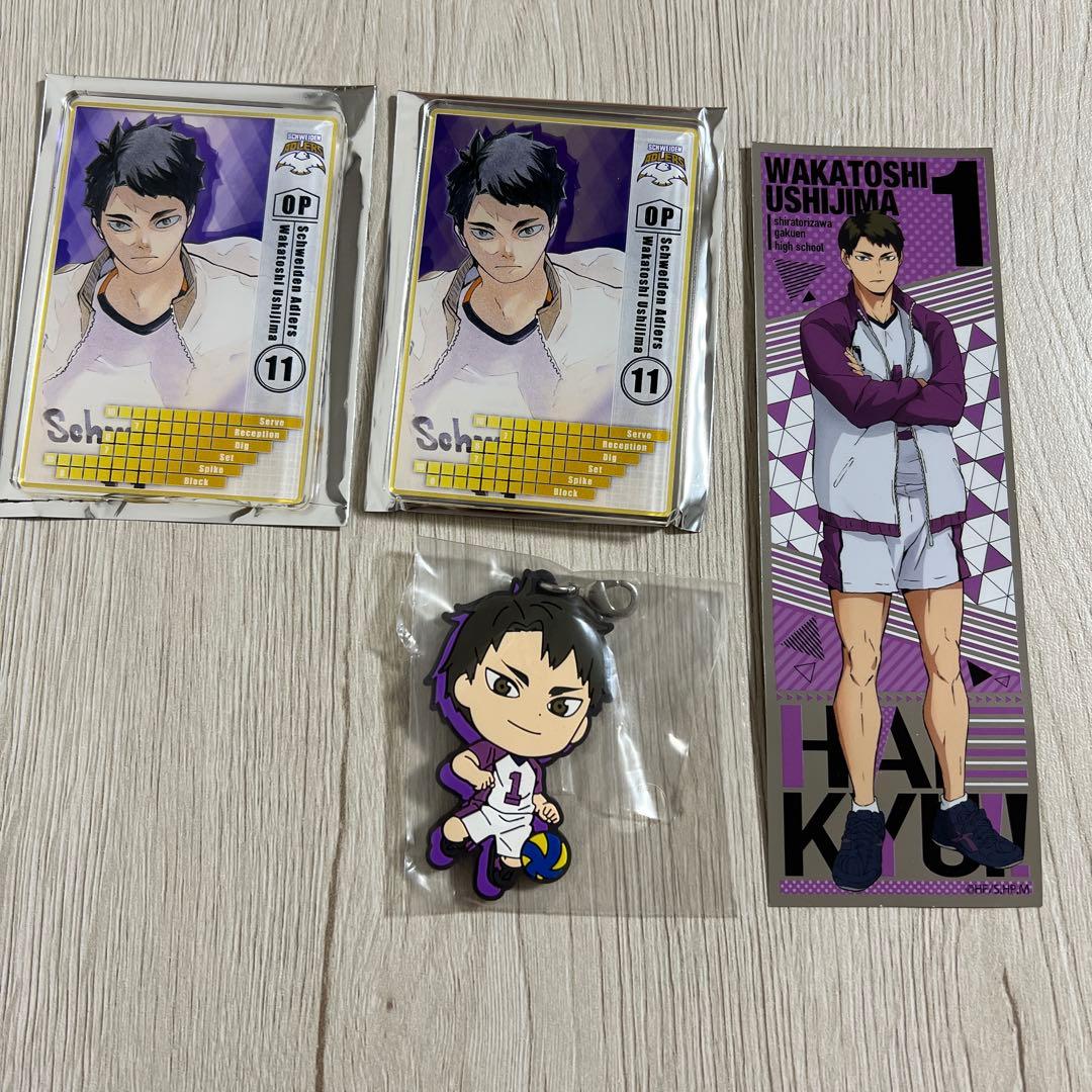 ハイキュー!!白鳥沢学園 牛島若利 コレクターズアイテム16個セット